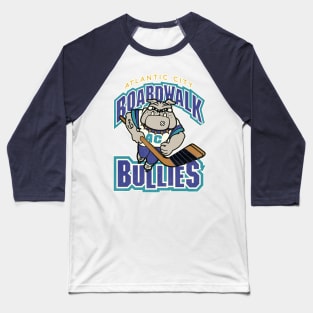 Defunct Atlantic City Boardwalk Bullies Hockey Team Baseball T-Shirt